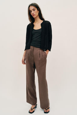 CHAQUETA PUNTO POINTELLE / Negro