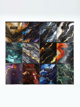 Тетради предметные, 36 л., набор из 12 шт., блок №1 Мрамор - Artfox study фото 3