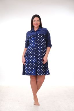 Халат Мелиса т. синий