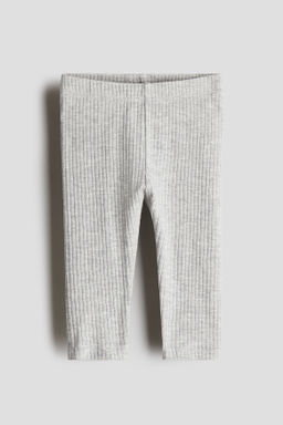 Leggings de algod?n acanalado