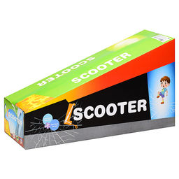 Самокат 3-х кол., бирюзовый, PU, в коробке