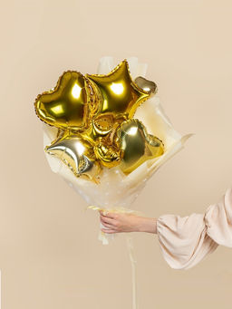 Цена за 3 шт. Воздушный шар фольгированный 9" «Сердце», набор 5 шт.