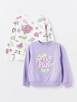 Rahat Kal?p K?z ?ocuk Sweatshirt 2li