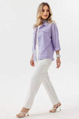 Жакет женский 4429/02/Сиреневый - Rise фото 4