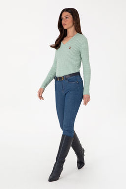 Kad_n Su Ye_ili Basic Kazak Sepette S_rpriz _ndirim - U.s. polo assn фото 3