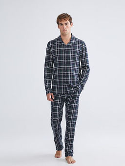 Standart Kal?p Erkek D??meli Pijama Tak?m?