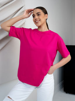 Футболка унисекс Оверсайз, цв. Фукция