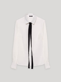 Рубашка с декоративным бантом B2886/snowdrop - Emka фото 7