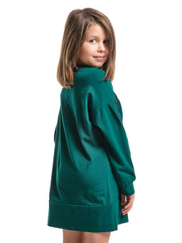 Платье миди стильное для праздников и утренников UD 8054 т.зеленый - Mini maxi фото 9