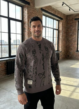 KM1911 Свитшот (хлопок) СТАЛЬ