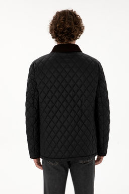 Erkek Siyah Mont Sepette S_rpriz _ndirim