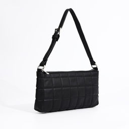 Сумка-багет на молнии, цвет чёрный - Simaland фото 3