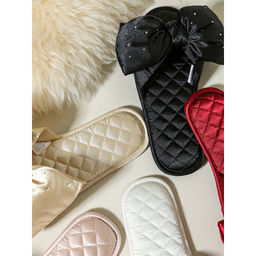 Тапочки Блеск бежевые H400/4 - Halluci фото 6