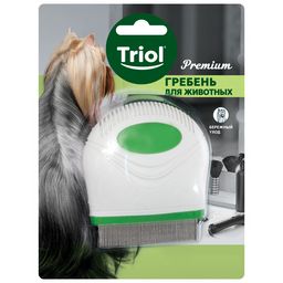 Расческа-гребень Премиум, 67*75мм (блистер) - Triol фото 2