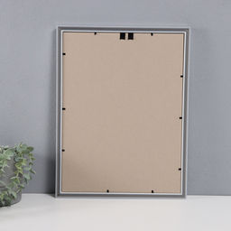 Фоторамка пластик "Пиксель" 30х40 см, серебро