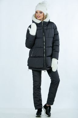 Куртка зимняя из плащевой ткани  на синтепухе - А+б коллекция фото 5