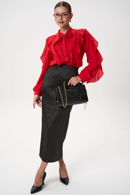 Рубашка Кристл (красный) - Эльза фото 28