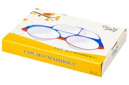 Тарелка сервировочная 28*19*3,6 см Машина 5 секций сине-красная - Elan gallery фото 5