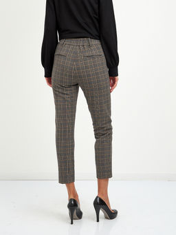 брюки женские серые в клетку - Glenfield фото 5