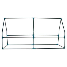 UGH-S30 L120 GREEN/GREEN Парник уличный, 120x60x60см. Металлическая труба в ПВХ, цвет зеленый. Тент из армированного полиэтилена 135г/м2, цвет сетки зеленый. TM ФитоЛето - Volpe фото 6