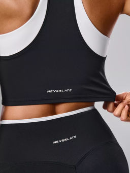 Спортивный топ-бра с контрастными вставками - NEVERLATE фото 5