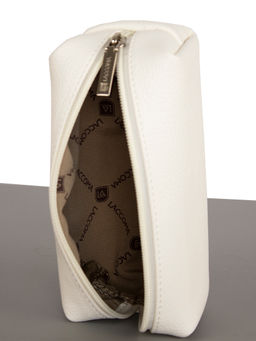 LACCOMA косметичка Гретта-Ф826-белый эко кожа хлопок