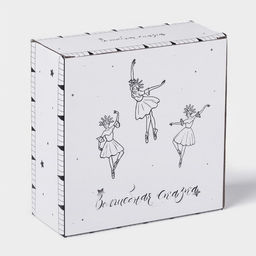 Салатник новогодний Доляна Волшебная сказка, 580 мл, 15.5?6 см, фарфор, белый