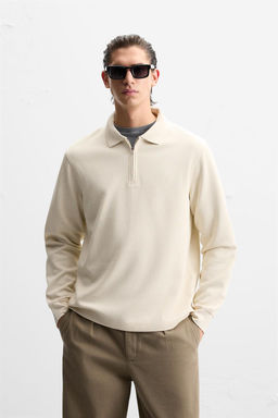 ZIP COLLAR POLO SHIRT - Zara фото 10
