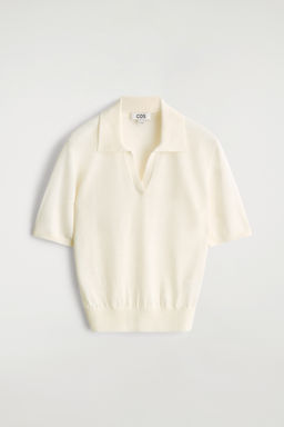 POLO DE PUNTO DE LINO Y LANA MERINO