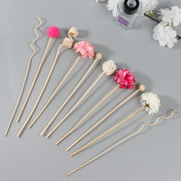 Палочки для аромадиффузора из ротанга Розовые мечты, набор 10 шт.