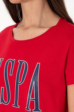 Kad_n K_rm_z_ Bisiklet Yaka Ti__rt Sepette S_rpriz _ndirim - U.s. polo assn фото 7