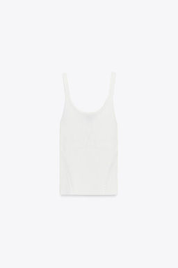 FITTED KNIT TOP - Zara фото 4