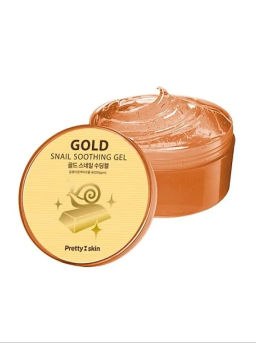 Gold Snail Soothing Gel - Успокаивающий гель с муцином улитки и золотом, 300 мл