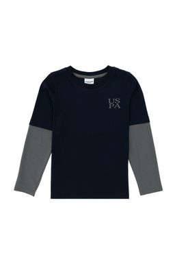 Футболка U.S. Polo Assn для мальчика хлопок темно-синий