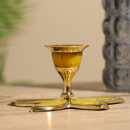 Подсвечник «Йелоу», 6 см, латунь