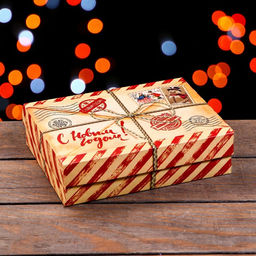 Подарочная коробка сборная Почта, 21 х 15 х 5,7 см - UPAK LAND фото 13