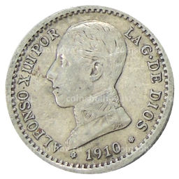 50 сентимо 1910 года Испания