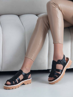 Босоножки EDART 2025.5151be. Черный  фото 9