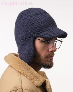 Нукер Ушанка мужская флис (56-58)