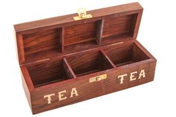 Шкатулка под чай 8*23*8 № Шк5296 (дерево) - Ганг фото 2