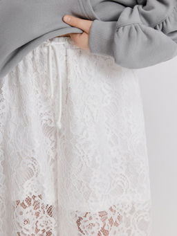 ACOOLA / Брюки детские для девочек Liam белый  фото 6