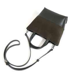 Женская сумка, замша/кожа, MIRONPAN 521215 Темно-зеленый