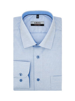 Сорочка мужская длинный рукав GREG 124/217/5806/1p STRETCH