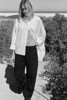 ZW COLLECTION LIMITED EDITION 100% SUEDE TROUSERS