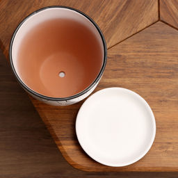 Горшок для цветов «Иллюзия», керамический, с поддоном, 5 л, белый с геометрическим орнаментом