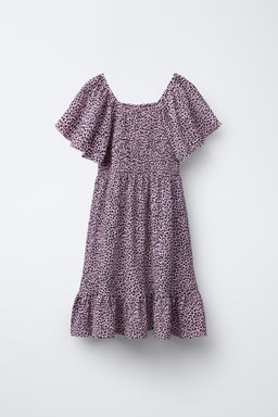 ANIMAL PRINT TEXTURED DRESS - Zara фото 2
