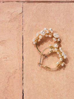 Серьги с искусственным жемчугом ZR2605060308-6 / Zarina