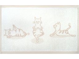 Полотенце махровое 1с105.513ж2 Йога-кот(лён3) 50х30 см