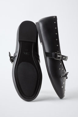 STUDDED BALLERINAS - Zara фото 6