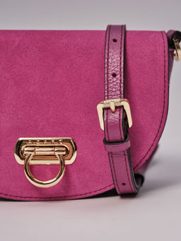 Сумка замшевая Azaro 31032 фиолетовый флокс